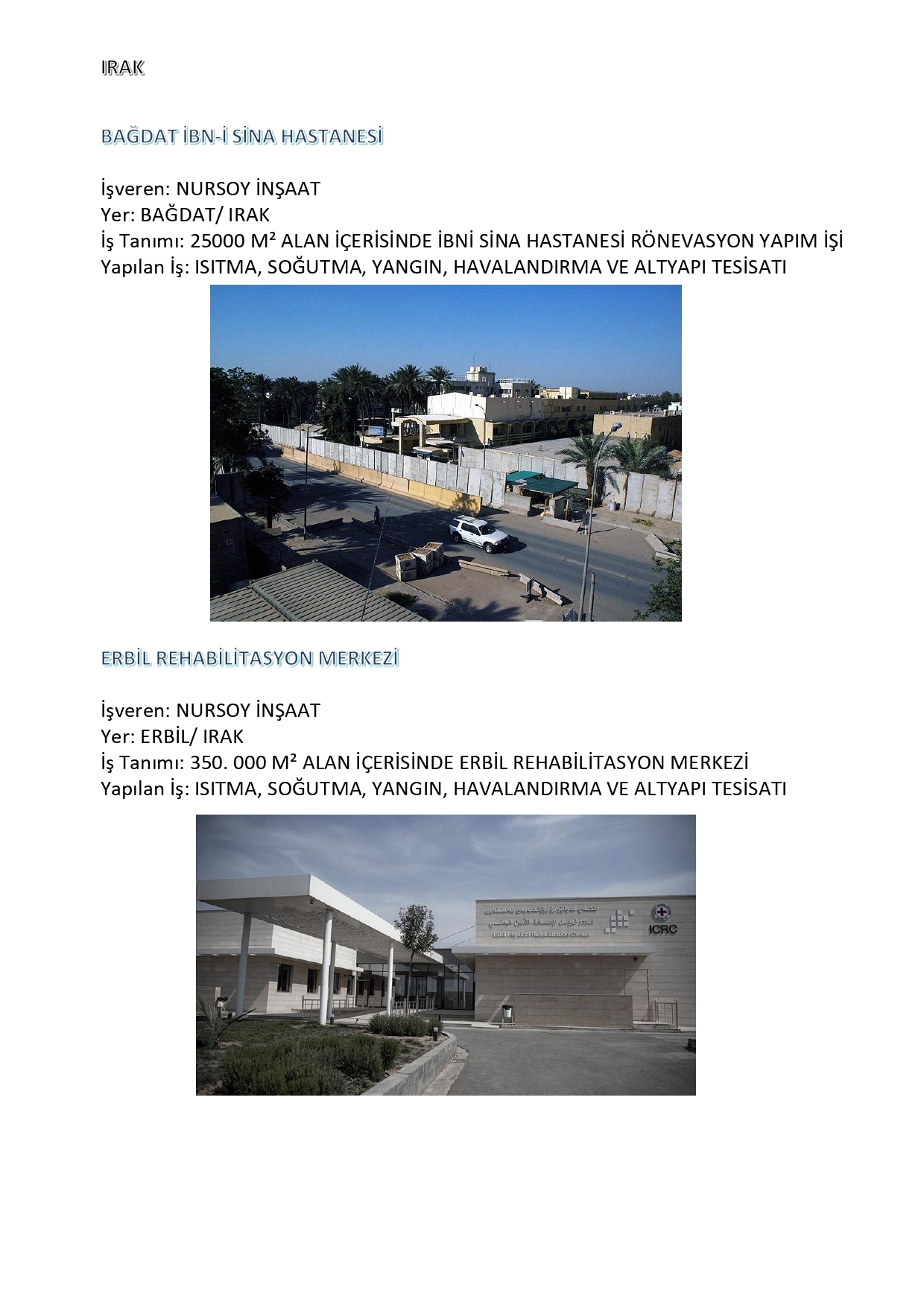 Bağdat İbn-i Sina hastanesi 